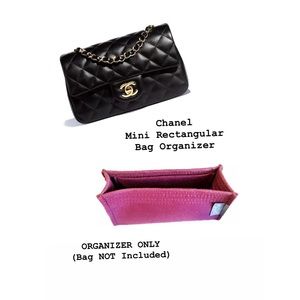 NWOT Samorga Bag Organizer for Chanel Mini Rectangular
